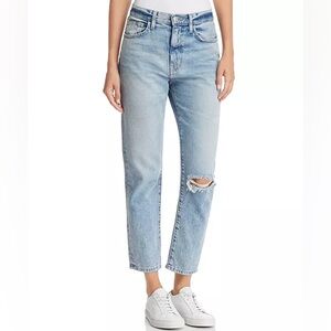 Current Elliot vintage cropped slim boyfriend jeans